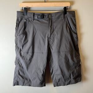 Prana Men's Stretch Zion Shorts Size Small Gray Inseam 11.5” Hiking‎ Gorpcore